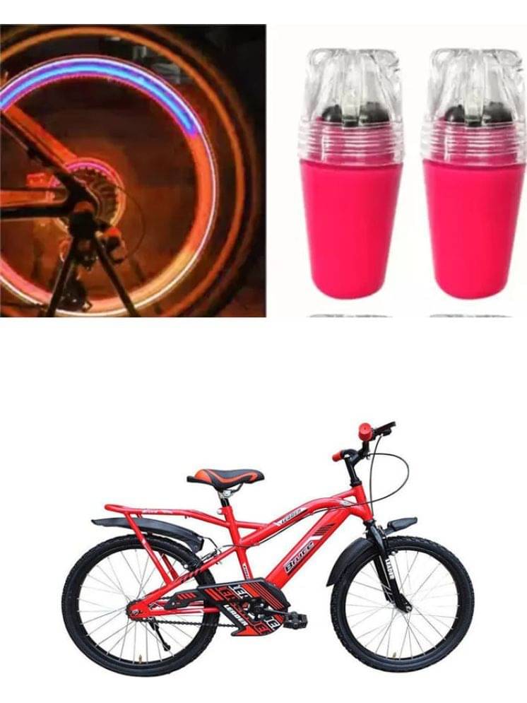     			Cycle Fancy Tyre Light,Tyre Valve Cap (Multicolor, Pack Of 2) For Leader Bruce 20T IBC