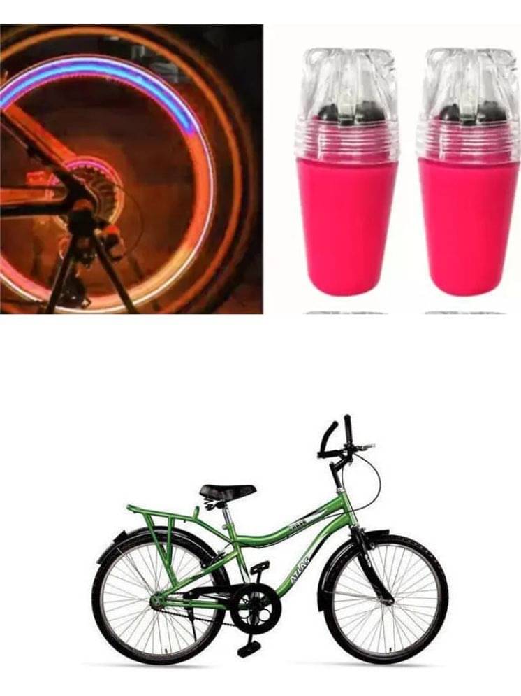     			Cycle Fancy Tyre Light,Tyre Valve Cap (Multicolor, Pack Of 2) For  Chase 24T