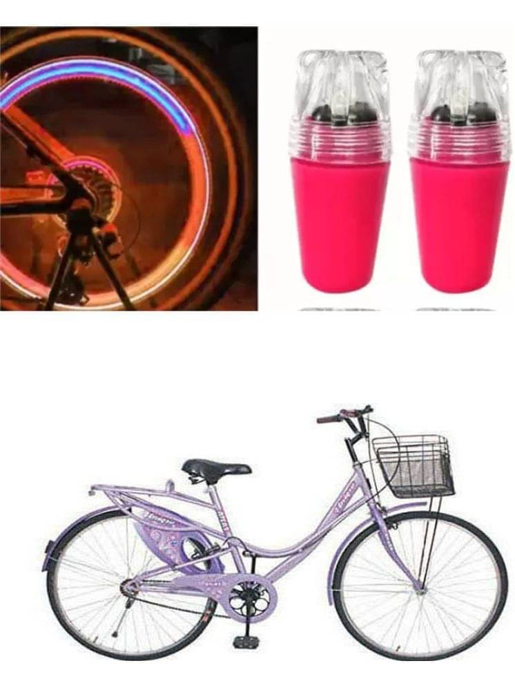 Cycle Fancy Tyre Light,Tyre Valve Cap (Multicolor, Pack Of 2) For UNIQUE 26T Cycle Fancy Tyre Light,Tyre Valve Cap (Multicolor, Pack Of 2) For UNIQUE 26T