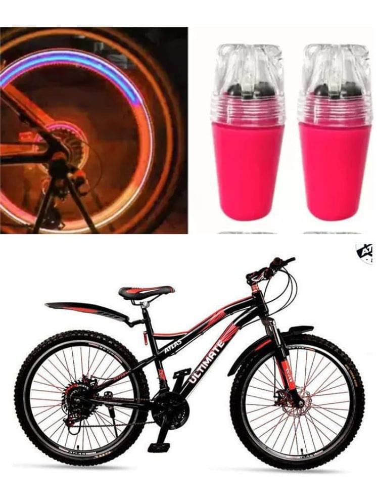 Cycle Fancy Tyre Light,Tyre Valve Cap (Multicolor, Pack Of 2) For Hydro Fshox 26T Cycle Fancy Tyre Light,Tyre Valve Cap (Multicolor, Pack Of 2) For Hydro Fshox 26T