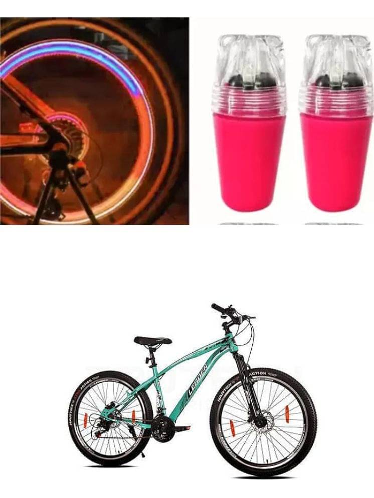 Cycle Fancy Tyre Light,Tyre Valve Cap (Multicolor, Pack Of 2) For Leader Hike Pro 27 Cycle Fancy Tyre Light,Tyre Valve Cap (Multicolor, Pack Of 2) For Leader Hike Pro 27