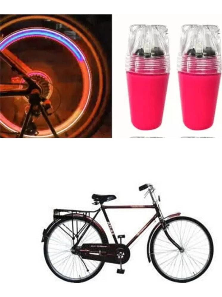     			Cycle Fancy Tyre Light,Tyre Valve Cap (Multicolor, Pack Of 2) For  Regal 5560 Cm
