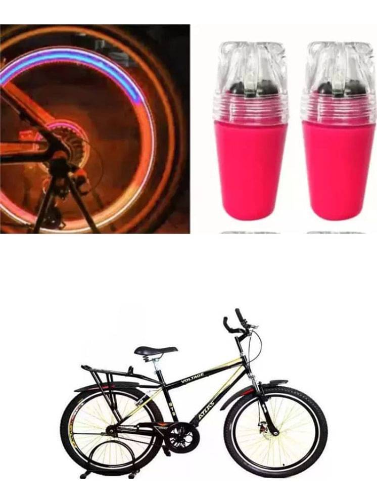 Cycle Fancy Tyre Light,Tyre Valve Cap (Multicolor, Pack Of 2) For VOLTAGE 26T Cycle Fancy Tyre Light,Tyre Valve Cap (Multicolor, Pack Of 2) For VOLTAGE 26T