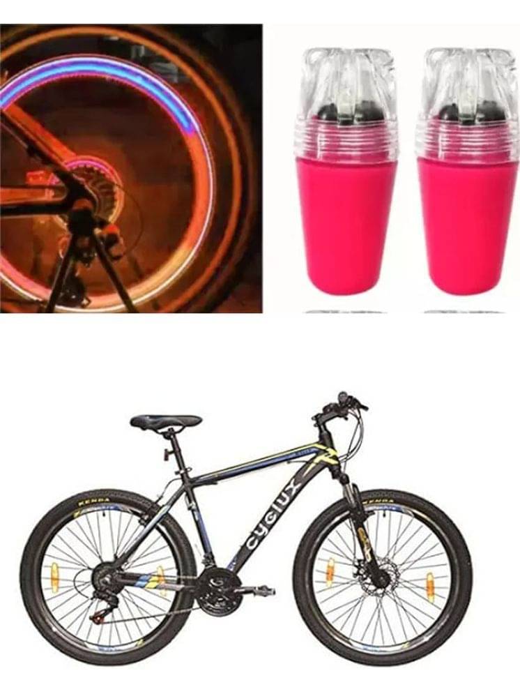 Cycle Fancy Tyre Light,Tyre Valve Cap (Multicolor, Pack Of 2) For CYCLUX CREW 700X35C Cycle Fancy Tyre Light,Tyre Valve Cap (Multicolor, Pack Of 2) For CYCLUX CREW 700X35C