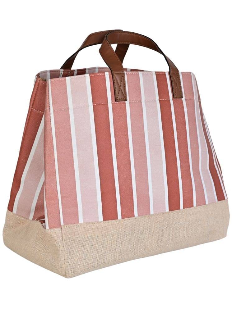     			ENSAC Handheld Bag Rexin Set of 1 ( Red )