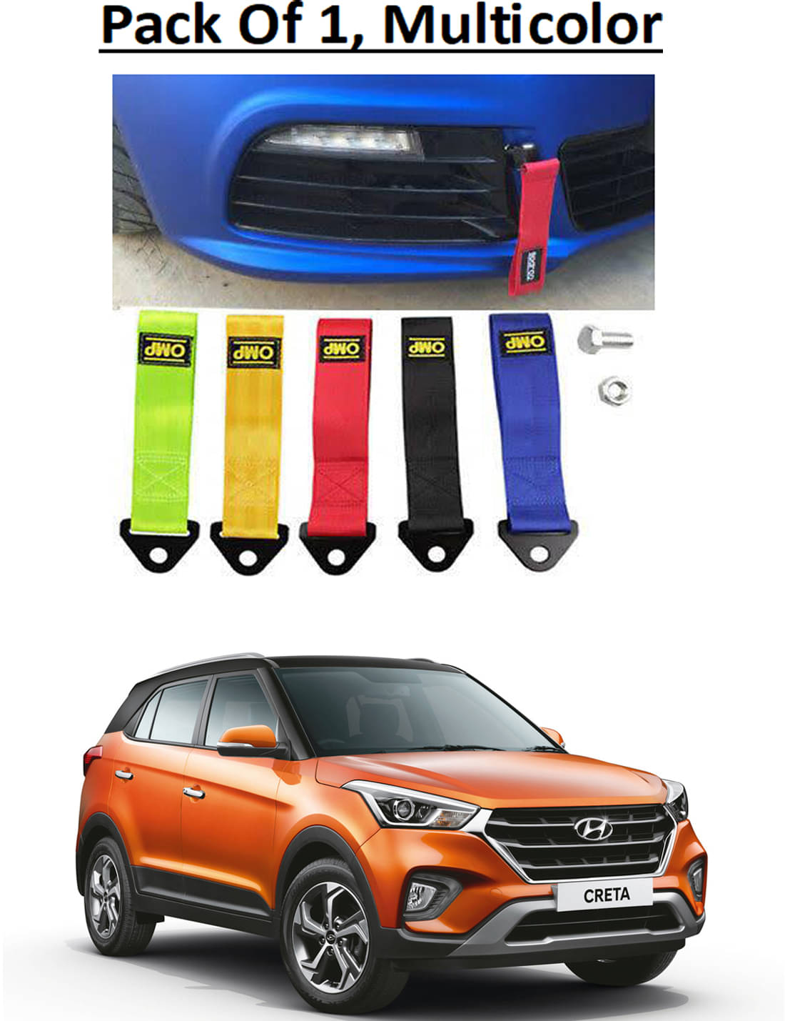    			Etradezone Strap Towing Cable 5 Assorted