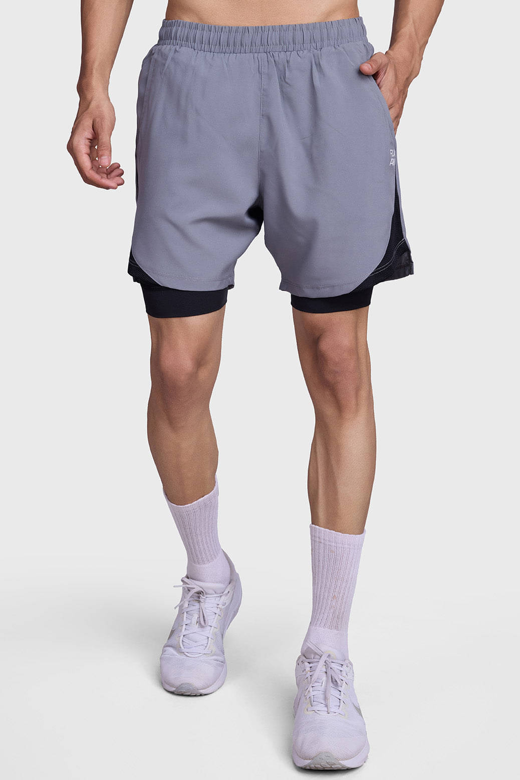     			Fuaark Light Green Polyester Men's Running Shorts ( Pack of 1 )