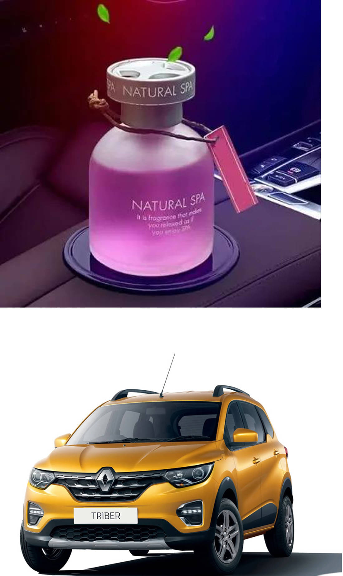     			Genric Car Air Purifier Air Freshner Triber Assorted