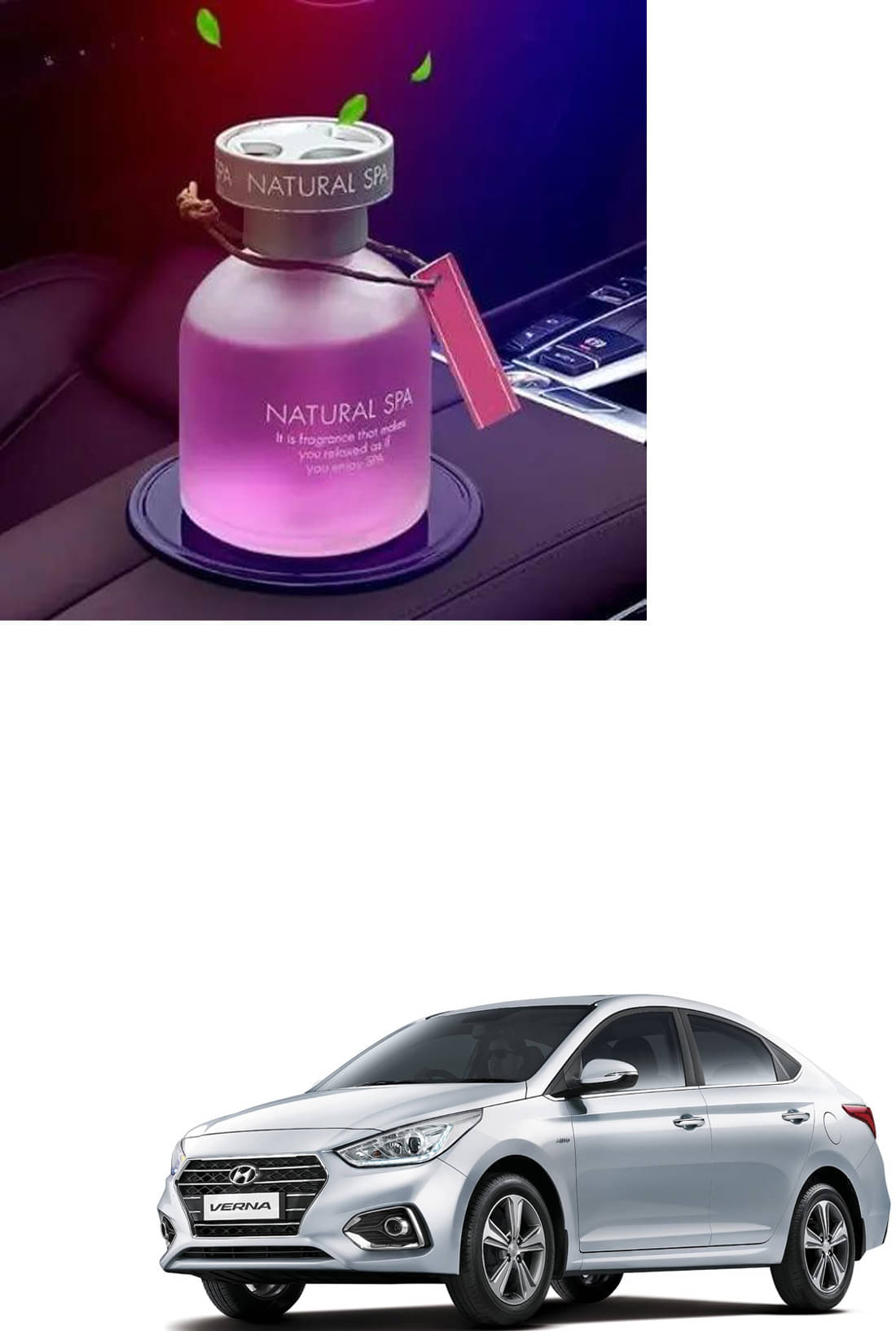     			Genric Car Air Purifier Air Freshner Verna Assorted