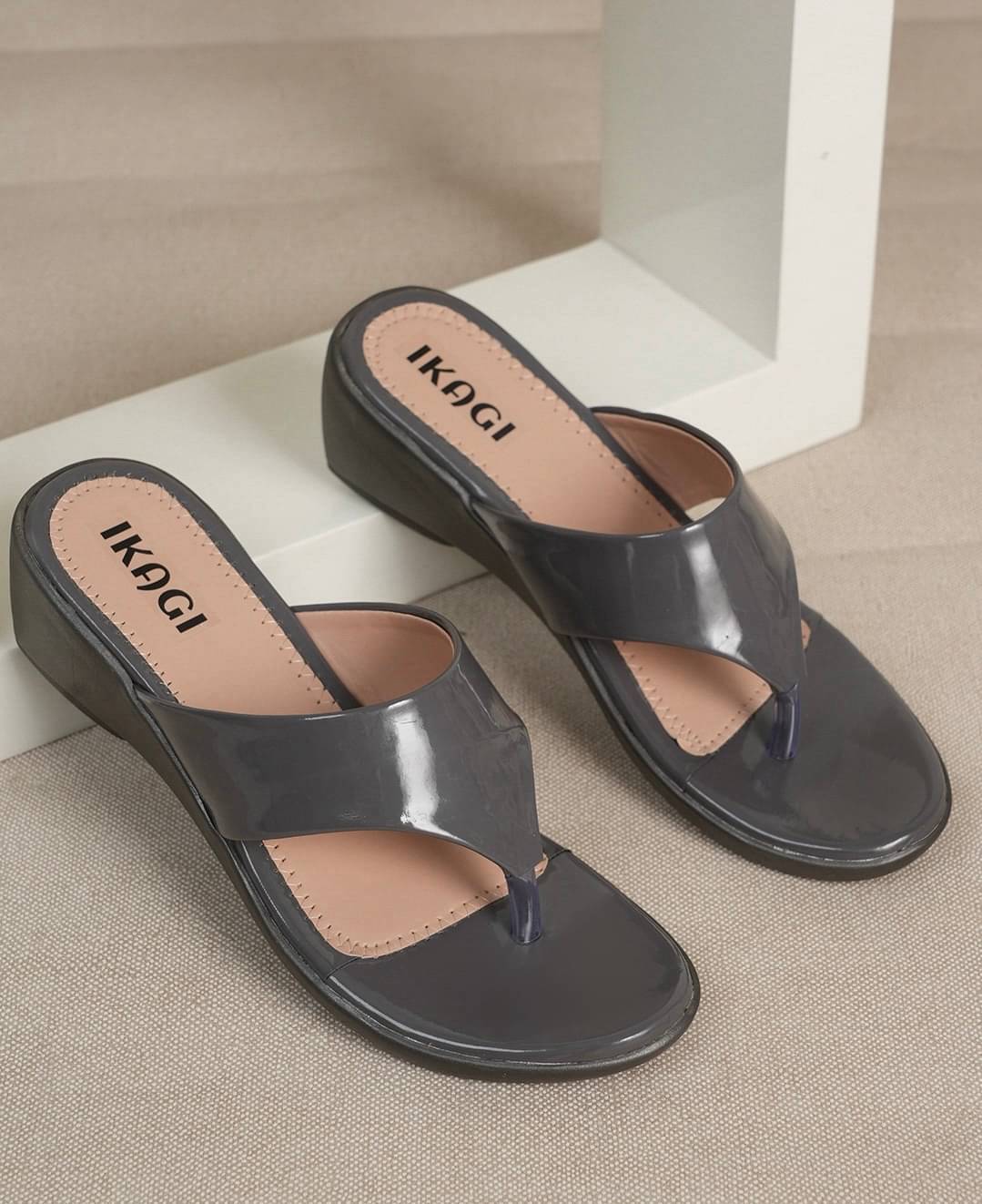 IKAGI Gray Women's Flats IKAGI Gray Women's Flats