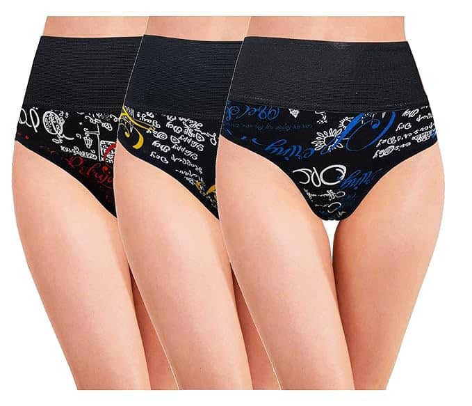 KIDBIRD Pack of 3 Cotton Women's Briefs ( Multicolor ) 3inKatrinaKid011