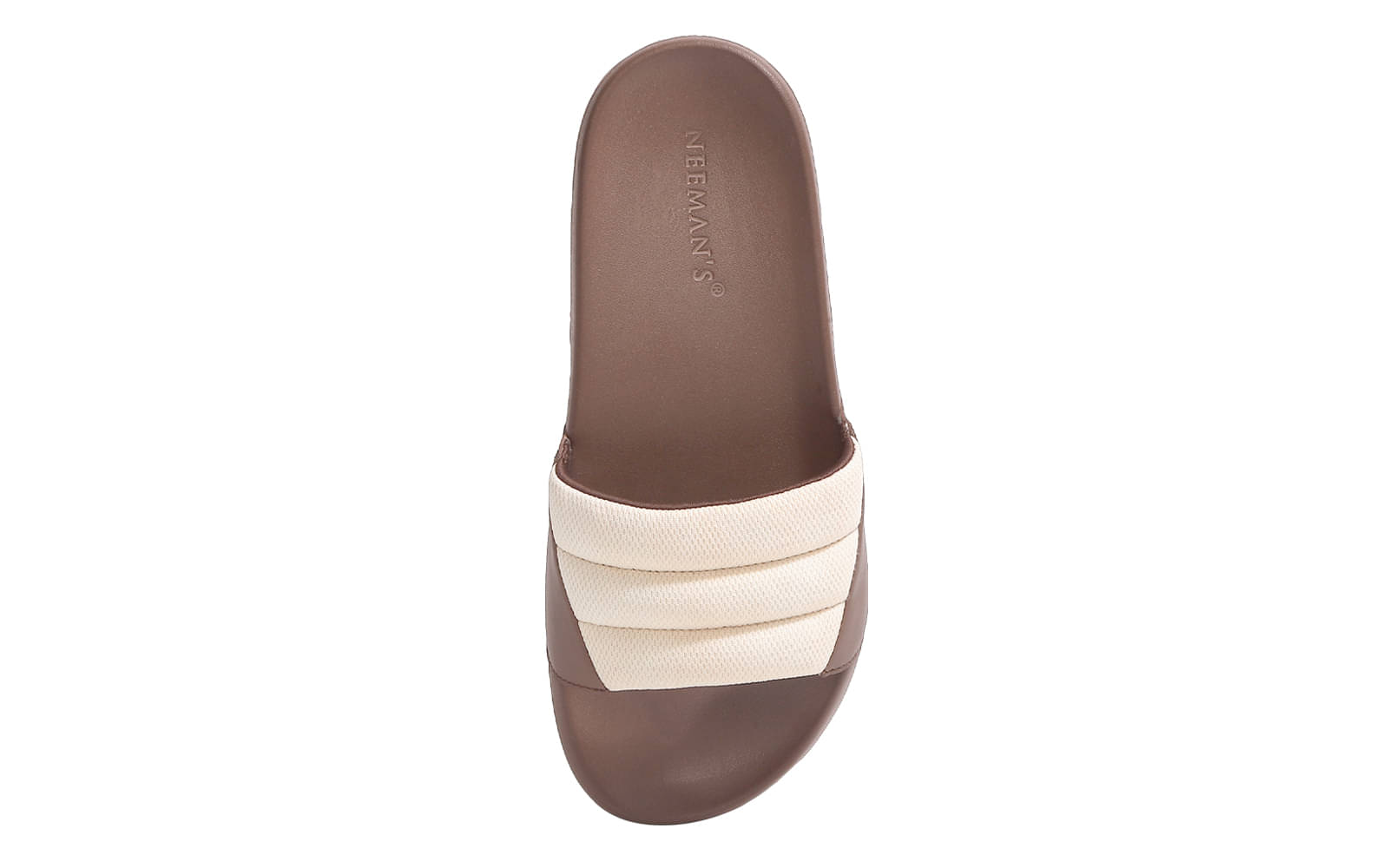 Neeman's Off White Women's Slide Flip Flop Neeman's Off White Women's Slide Flip Flop