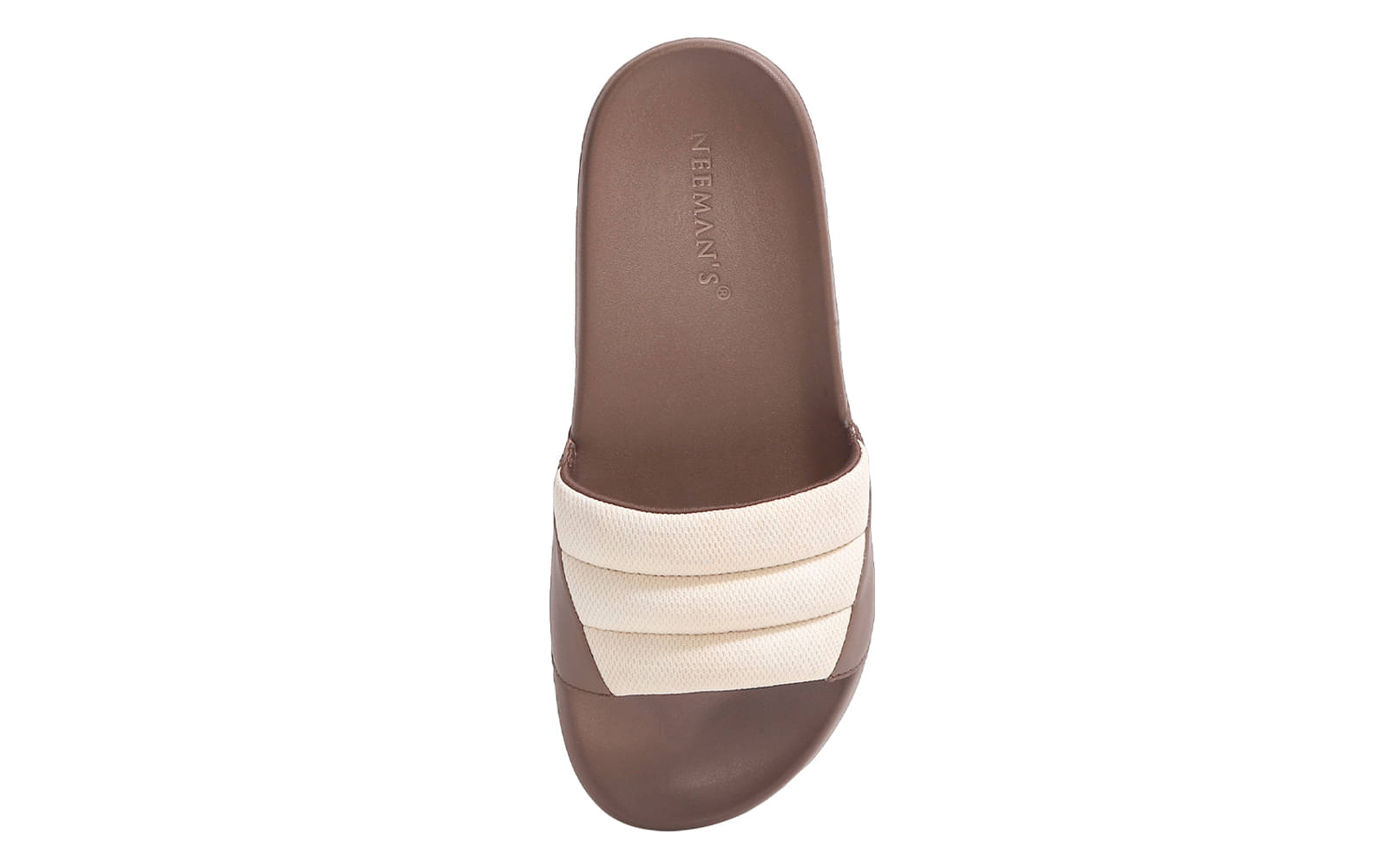     			Neemans Brown Men's Slide Flip Flop