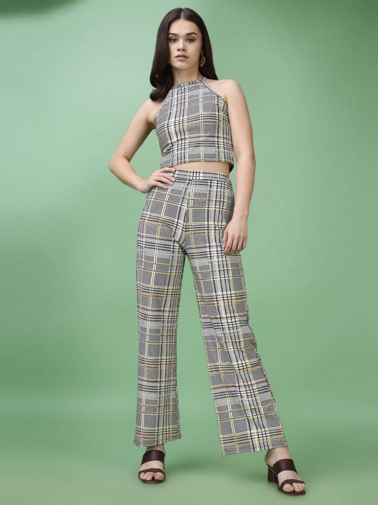     			PURVAJA Women Printed Top With Palazzos Co-Ord Set ( Multi Color )