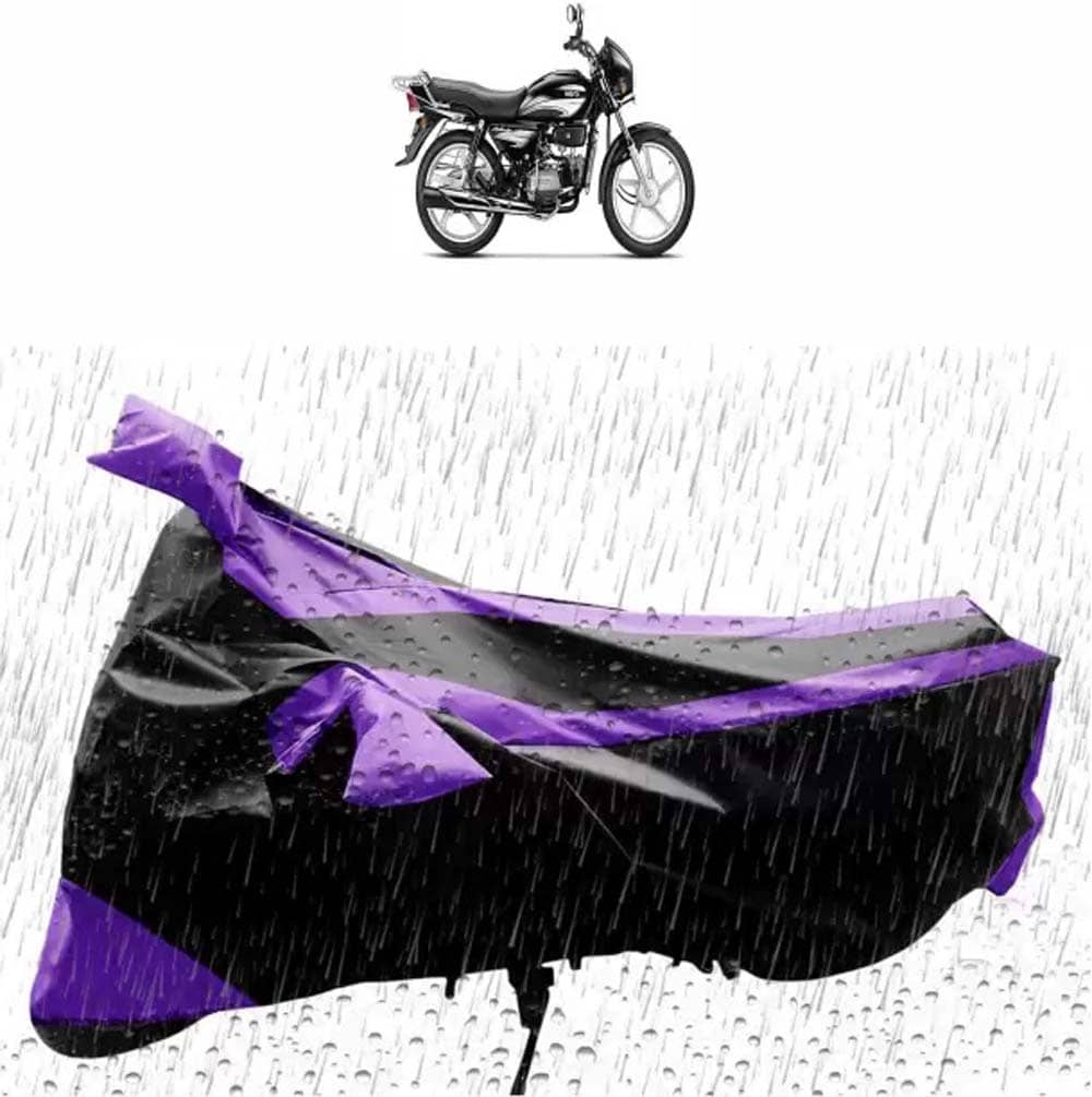 RONISH Bike Body Cover for Hero Splendor Plus ( Pack of 1 ) , Purple