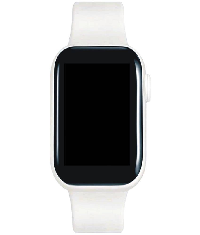 Rhonium White Silicon Digital Womens Watch
