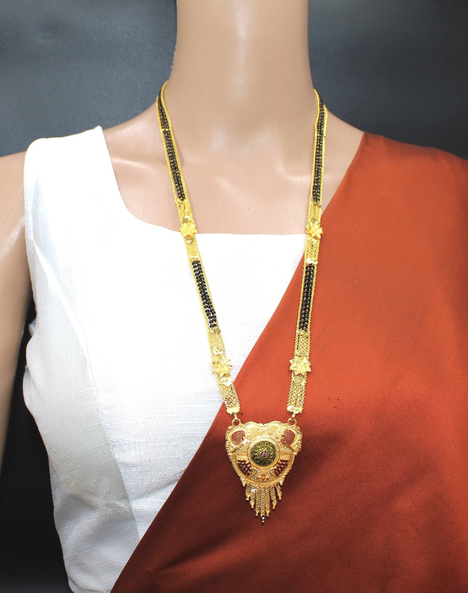 Soni jewellery Golden Mangalsutra ( Pack of 1 ) Soni jewellery Golden Mangalsutra ( Pack of 1 )