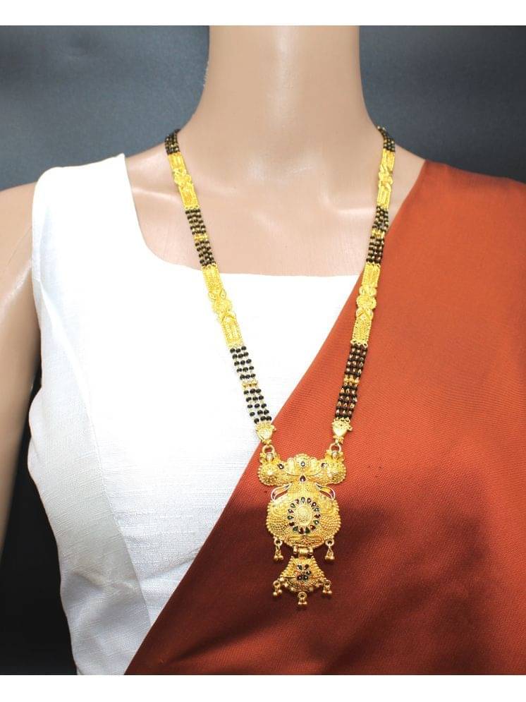 Soni jewellery Golden Mangalsutra ( Pack of 1 ) Soni jewellery Golden Mangalsutra ( Pack of 1 )