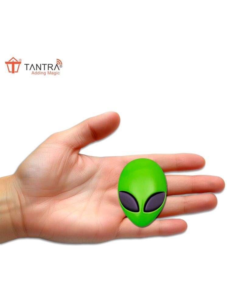 Tantra 3D Logo In Car Sticker Green Tantra 3D Logo In Car Sticker Green