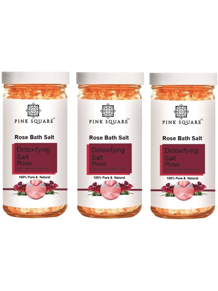 pink square Bath Salt Crystal Lemon Bath Salt 200 g Pack of 3     			pink square Bath Salt Crystal Lemon Bath Salt 200 g Pack of 3