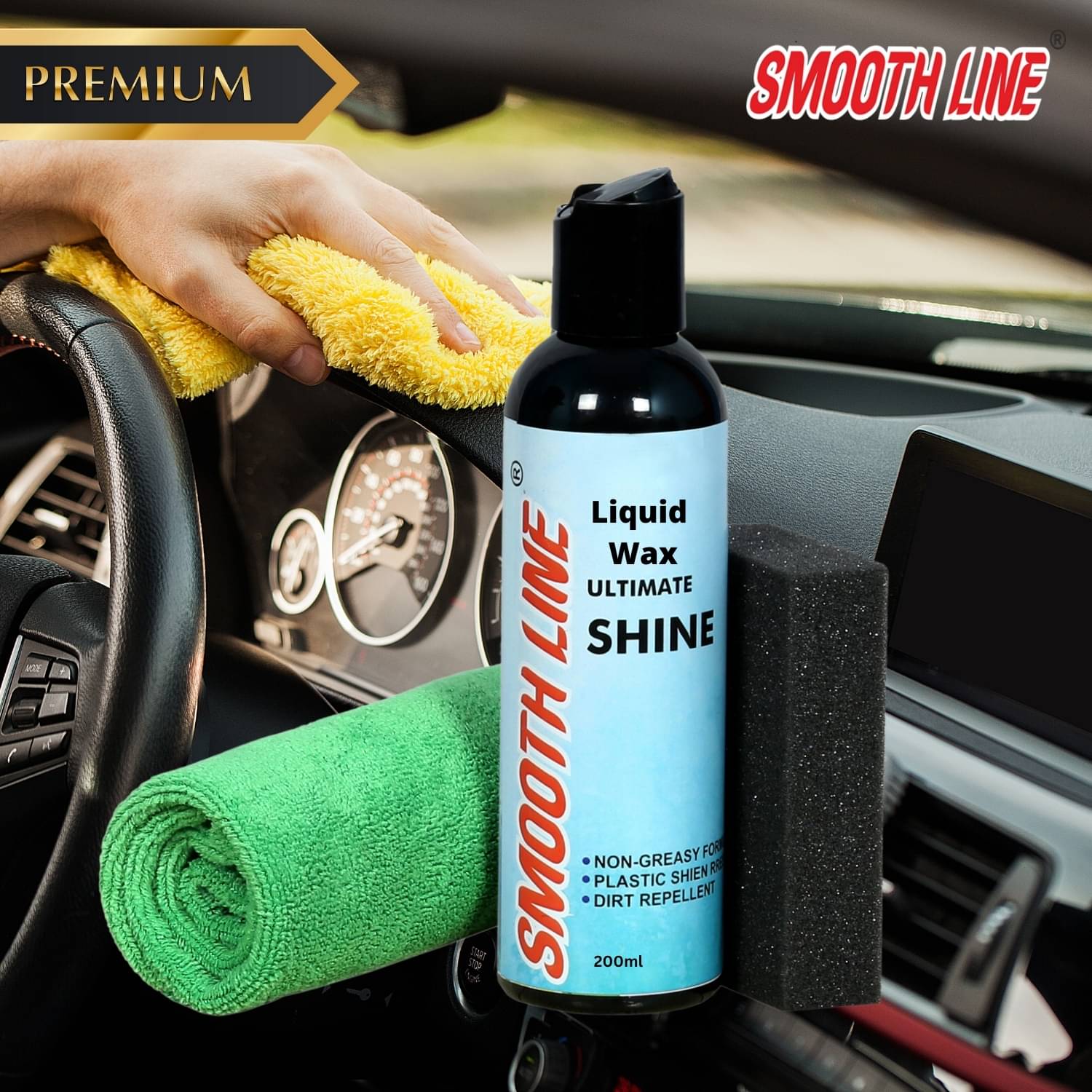 smooth line liquid car wax 200ml smooth line liquid car wax 200ml