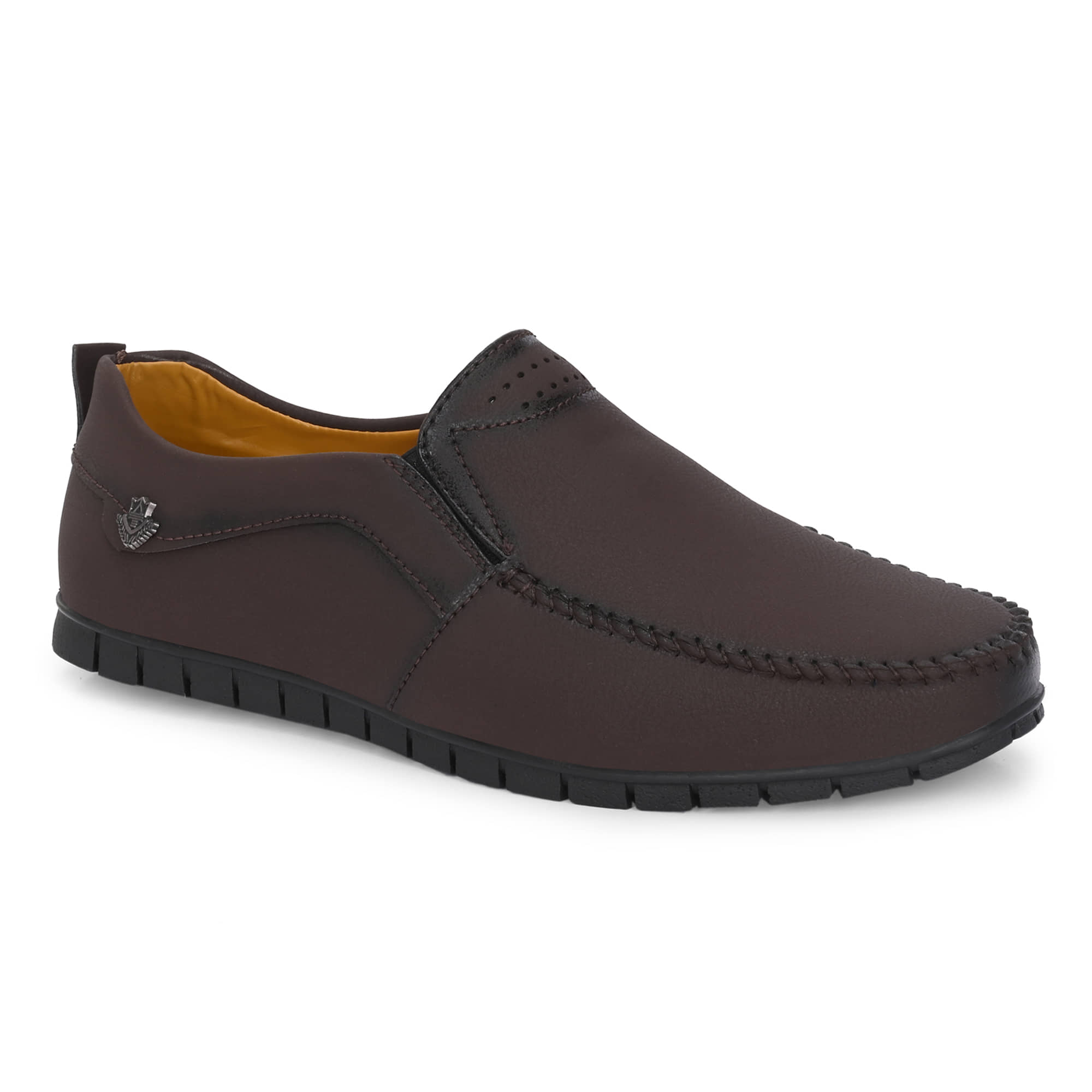 Leeport Brown Men's Slip-on Shoes - Casual Shoes | Buy online on ZillyBuy