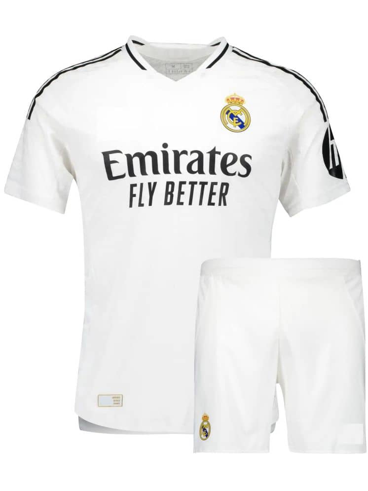 REAL MADRID HOME JERSEY & SHORTS FOR MEN & WOMEN 2024/25 - Sports and Fitness Equipment | Buy online on ZillyBuy