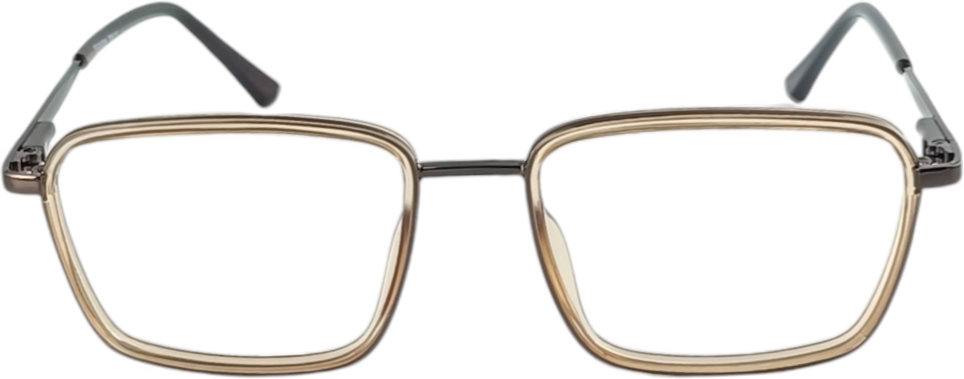 Redex Beige Square Eyeglass Frame ( Pack of 1 ) Redex Beige Square Eyeglass Frame ( Pack of 1 )