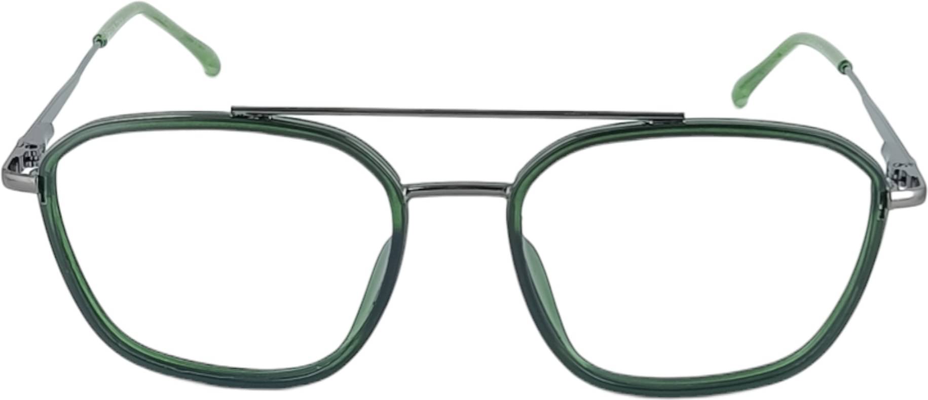 Redex Green Square Eyeglass Frame ( Pack of 1 ) Redex Green Square Eyeglass Frame ( Pack of 1 )