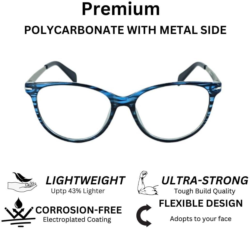     			Redex Multicolor Cat Eye Eyeglass Frame ( Pack of 1 )