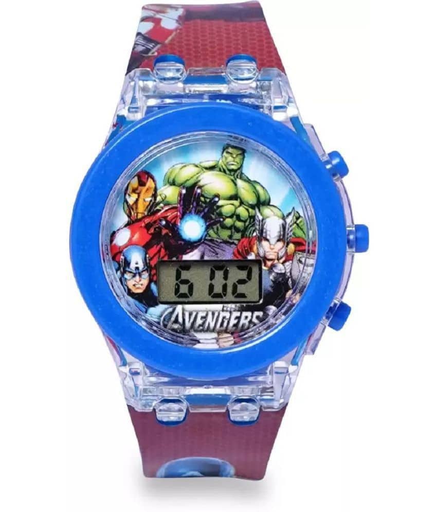 Rhonium Multicolor Dial Digital Girls Watch ( Pack of 1 )