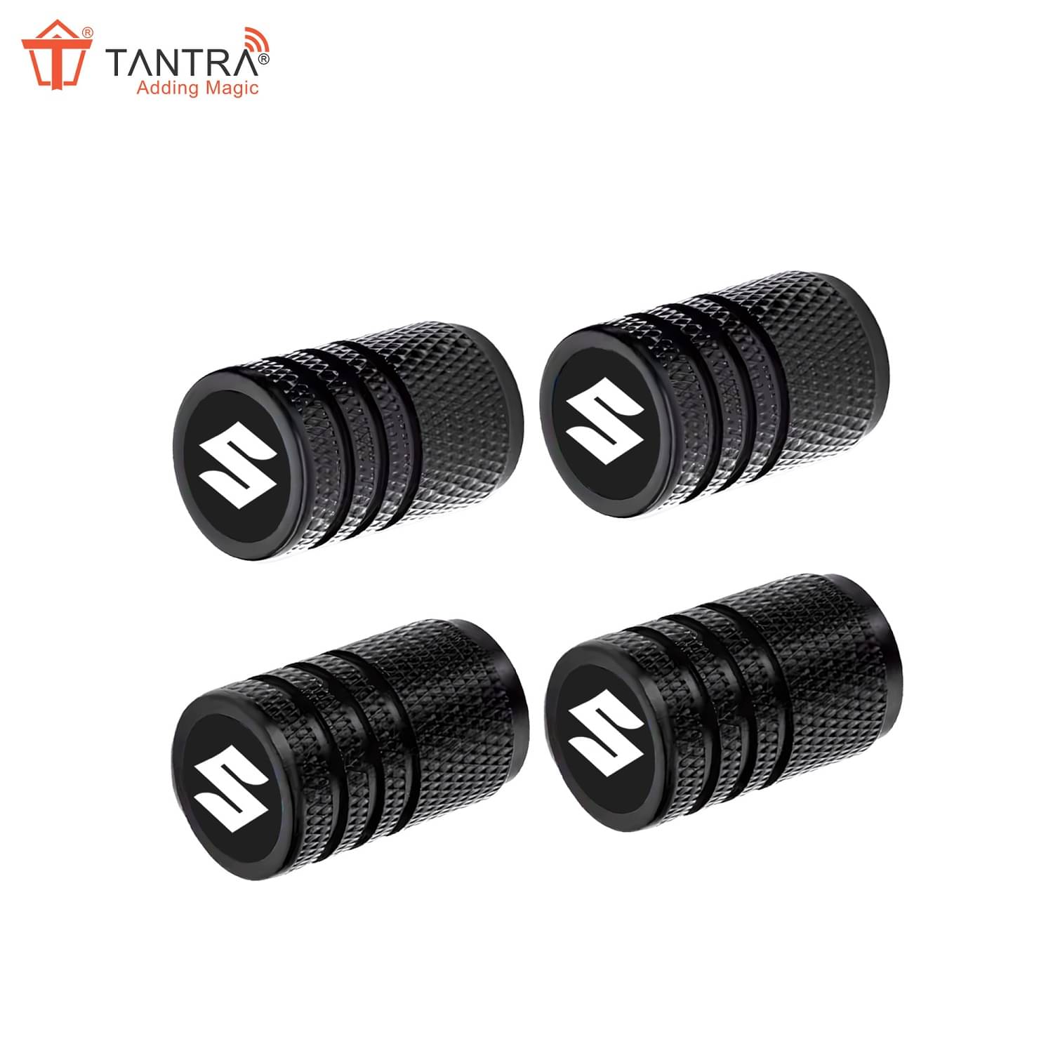 Tantra Tyre Valve Caps Maruti Suzuki Set of 4 Tantra Tyre Valve Caps Maruti Suzuki Set of 4