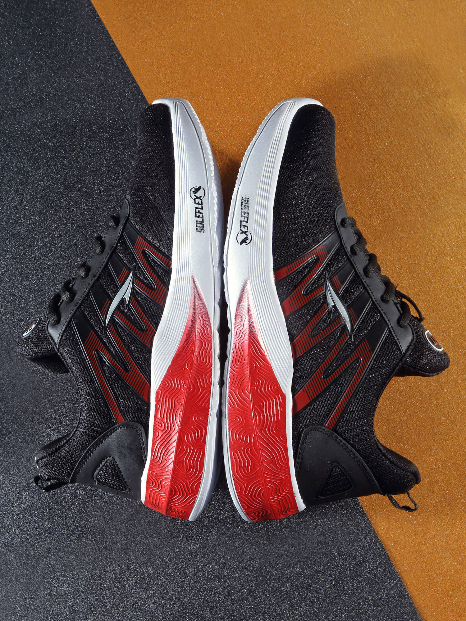     			ASIAN OSCAR-11 Black Men's Sports Running Shoes