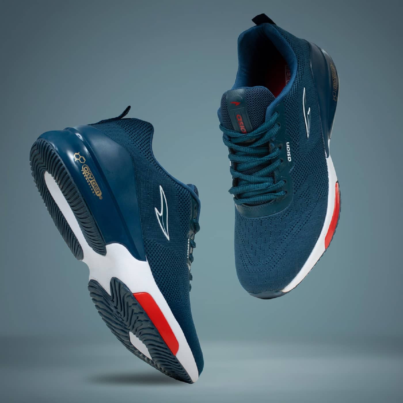 ASIAN OXYGEN-01 Gold Men's Sports Running Shoes - Sports Shoes | Buy online on ZillyBuy