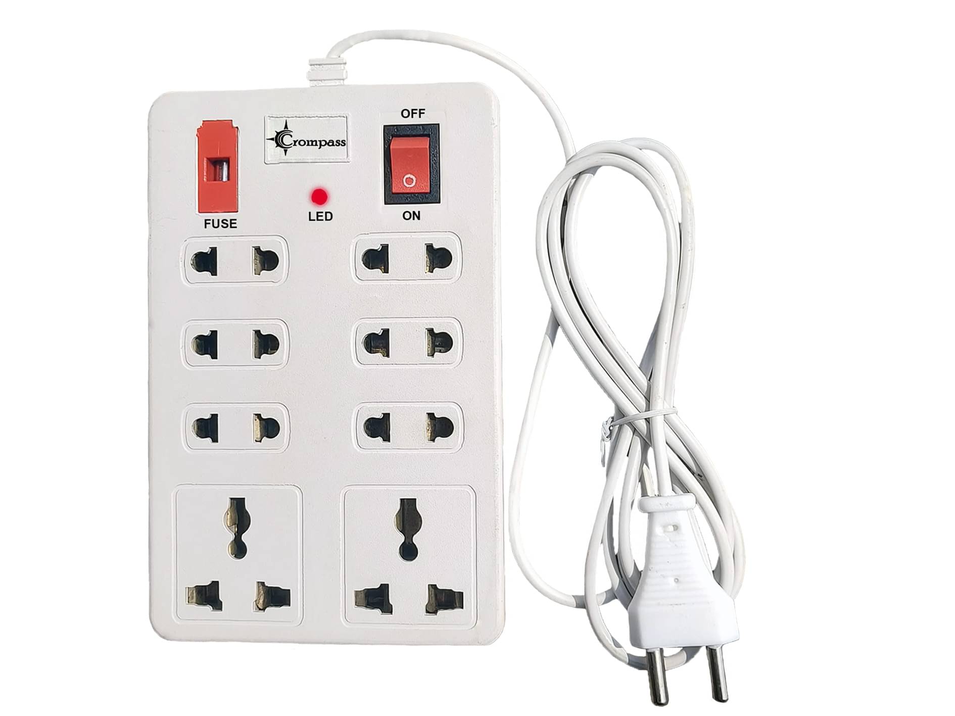     			Crompass 8 Socket Extension Board