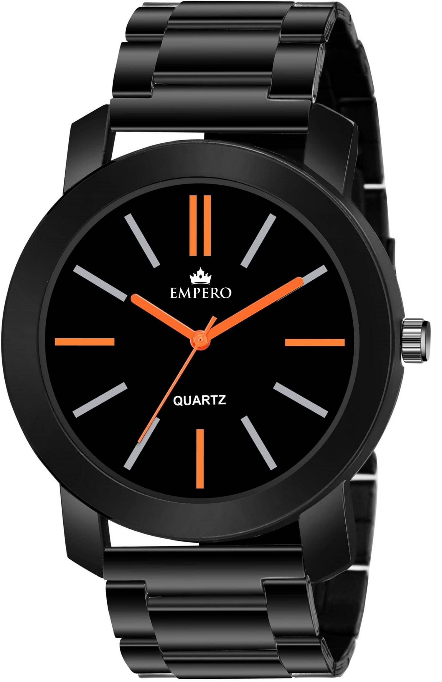     			EMPERO Black Stainless Steel Analog Men's Watch