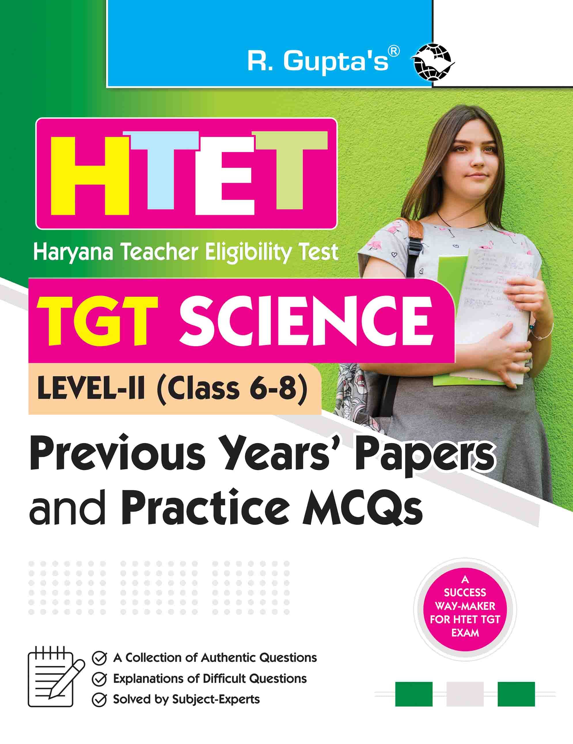 HTET (TGT- Science) Previous Years' Papers & Practice MCQs (Level-2)