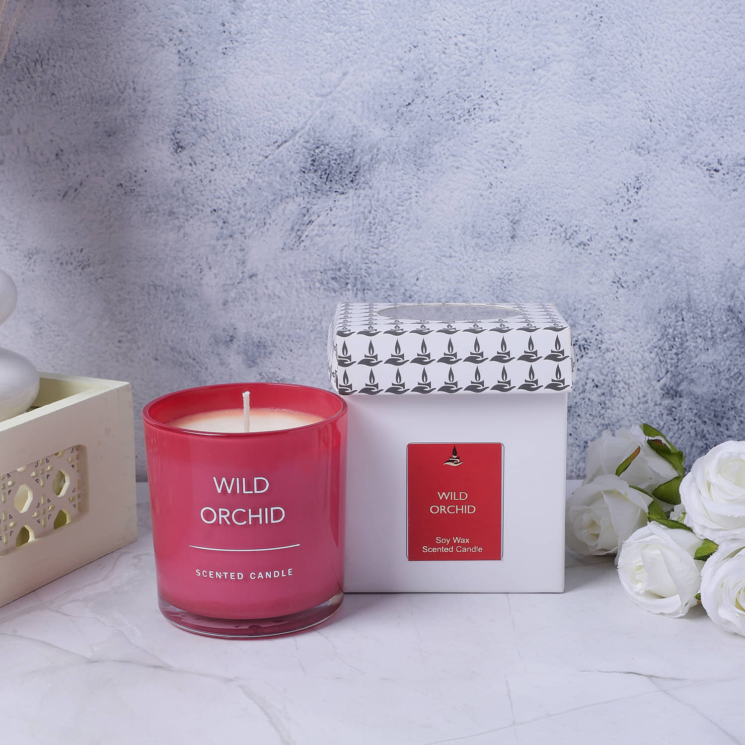 Parkash Candles Red Aromatherapy Jar Candle 10 cm ( Pack of 1 ) Parkash Candles Red Aromatherapy Jar Candle 10 cm ( Pack of 1 )