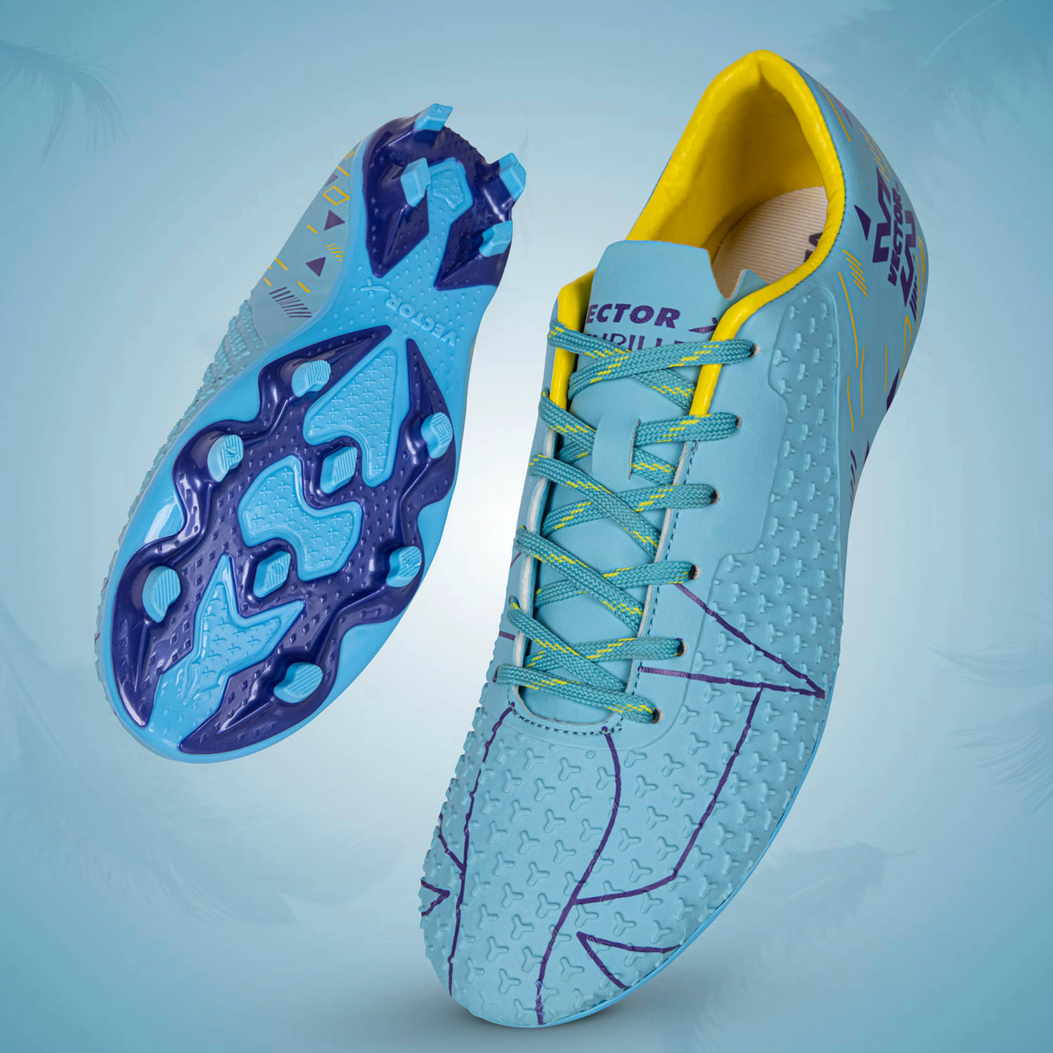 Vector X Thriller Light Blue Football Shoes Vector X Thriller Light Blue Football Shoes
