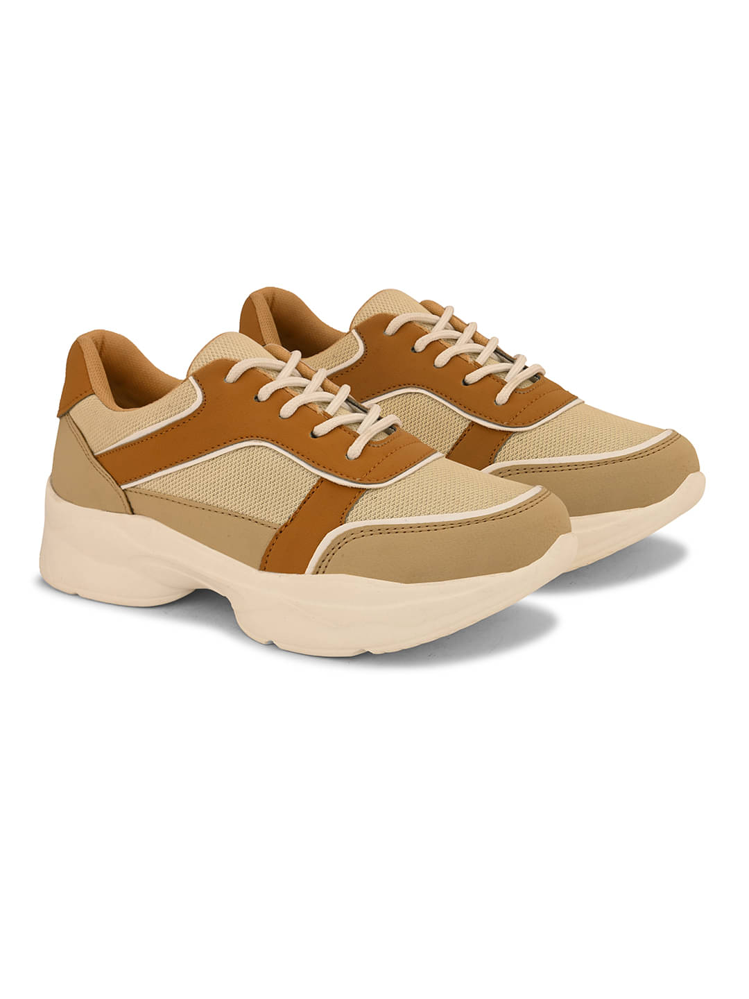     			Fashion Victim Beige Women's Sneakers