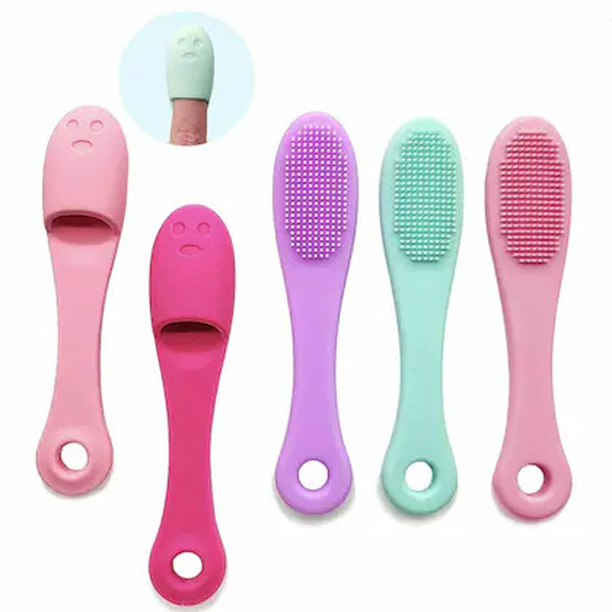 Generic Soft Silicone Manual Facial Cleansing Foundation Brush 3 Pcs 20 g Generic Soft Silicone Manual Facial Cleansing Foundation Brush 3 Pcs 20 g