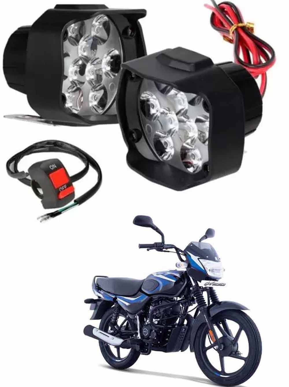 Genric Fog Light For Bajaj ( Pack of 2 ) Genric Fog Light For Bajaj ( Pack of 2 )