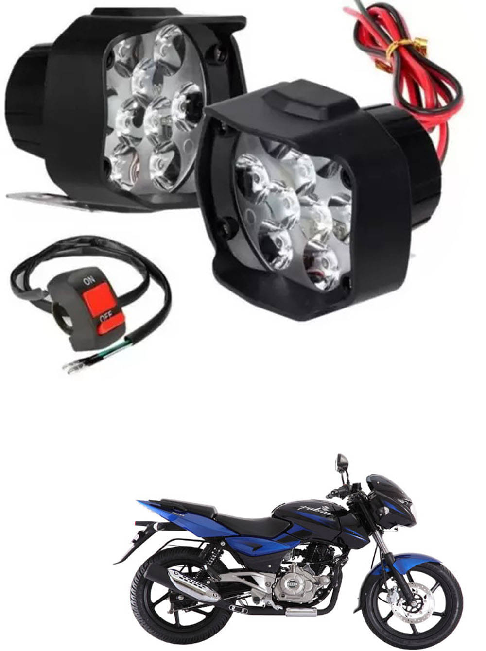 Genric Fog Light For Bajaj ( Pack of 2 ) Genric Fog Light For Bajaj ( Pack of 2 )