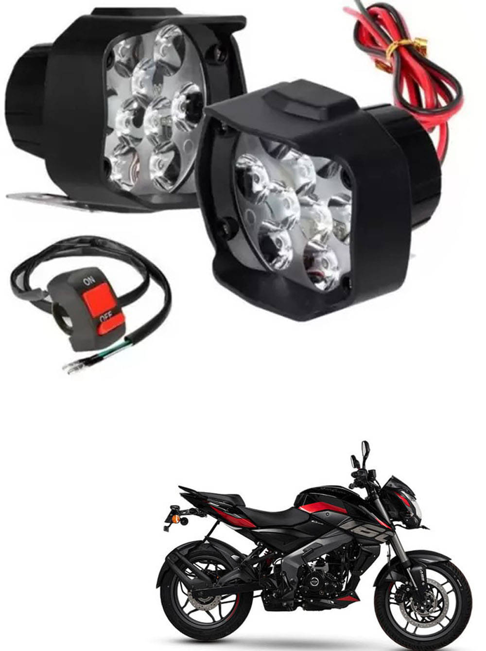     			Genric Fog Light For Bajaj ( Pack of 2 )