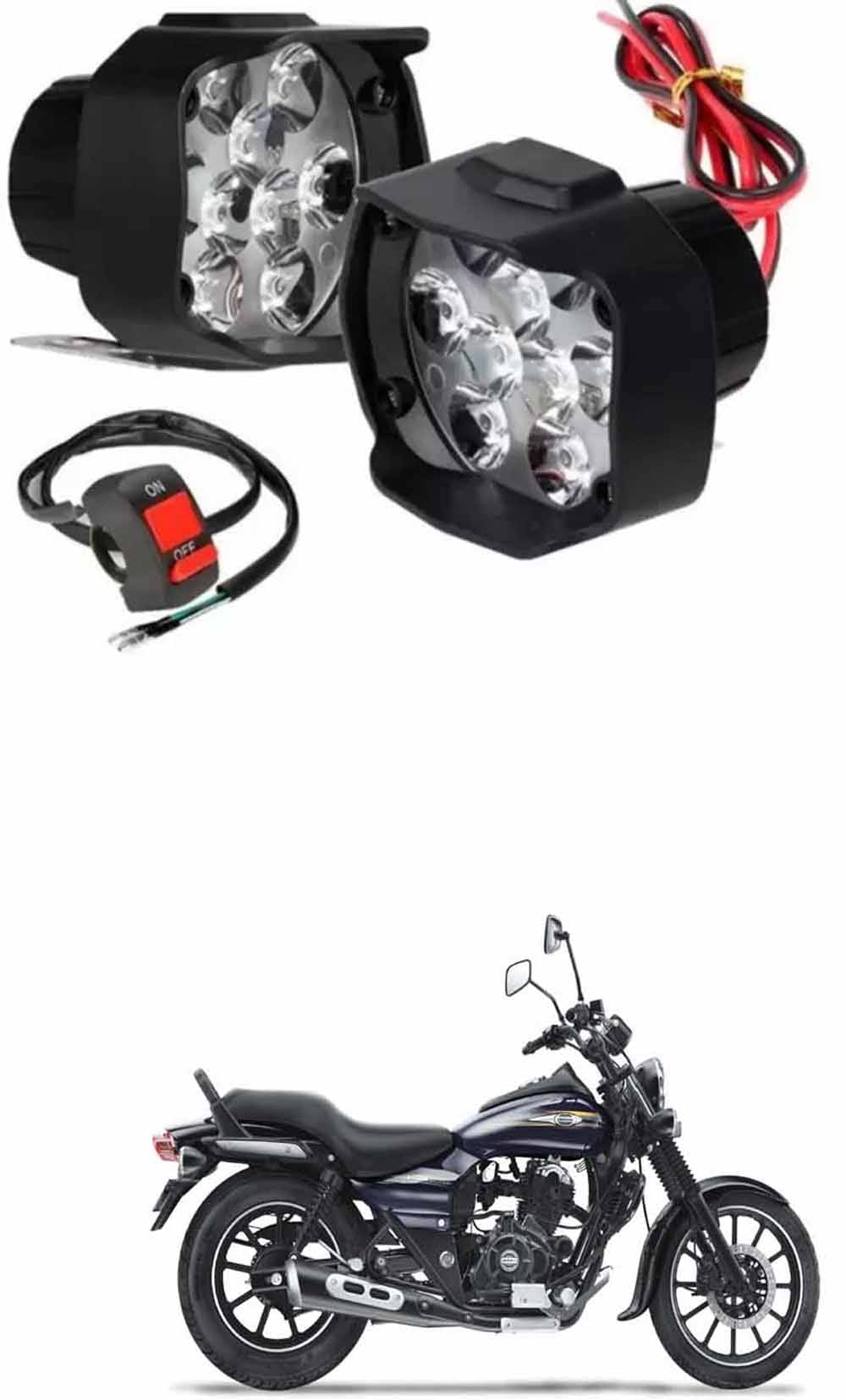     			Genric Fog Light For Bajaj ( Pack of 2 )