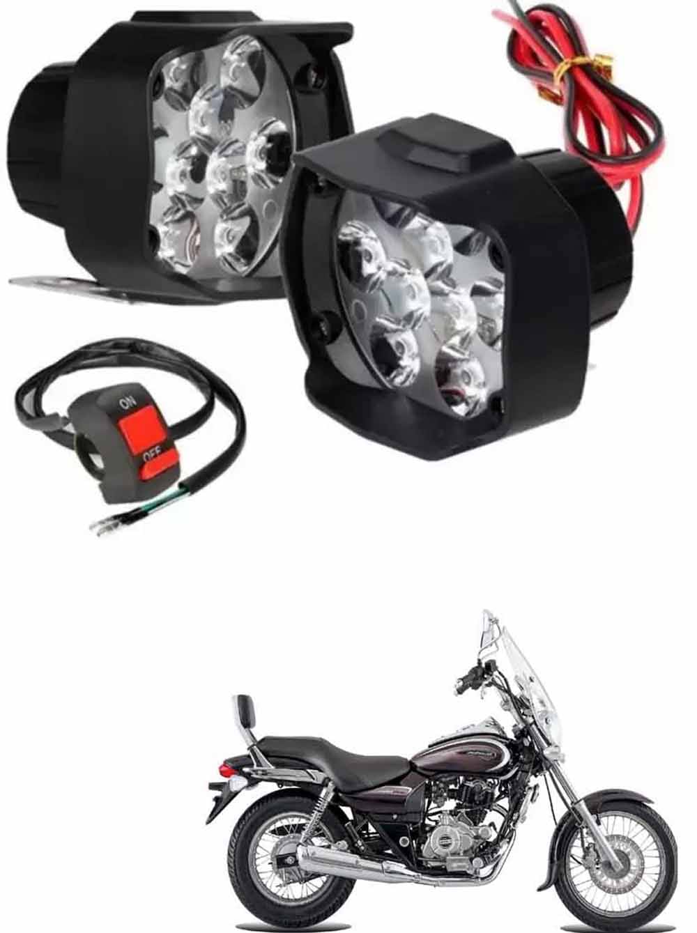     			Genric Fog Light For Bajaj ( Pack of 2 )