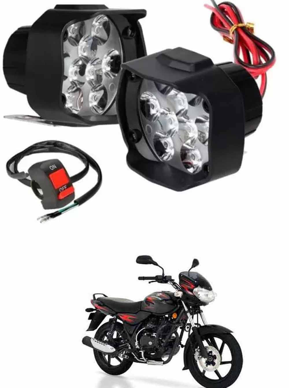     			Genric Fog Light For Bajaj ( Pack of 2 )