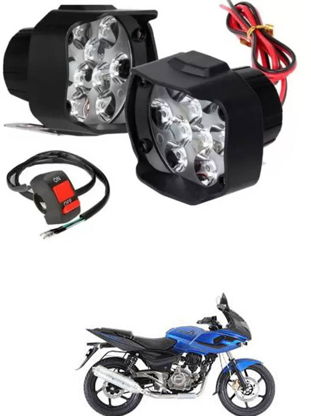 Genric Fog Light For Bajaj ( Pack of 2 ) Genric Fog Light For Bajaj ( Pack of 2 )