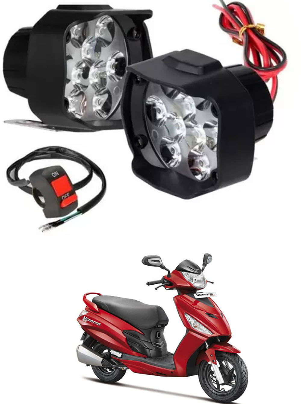     			Genric Fog Light For Hero ( Pack of 2 )