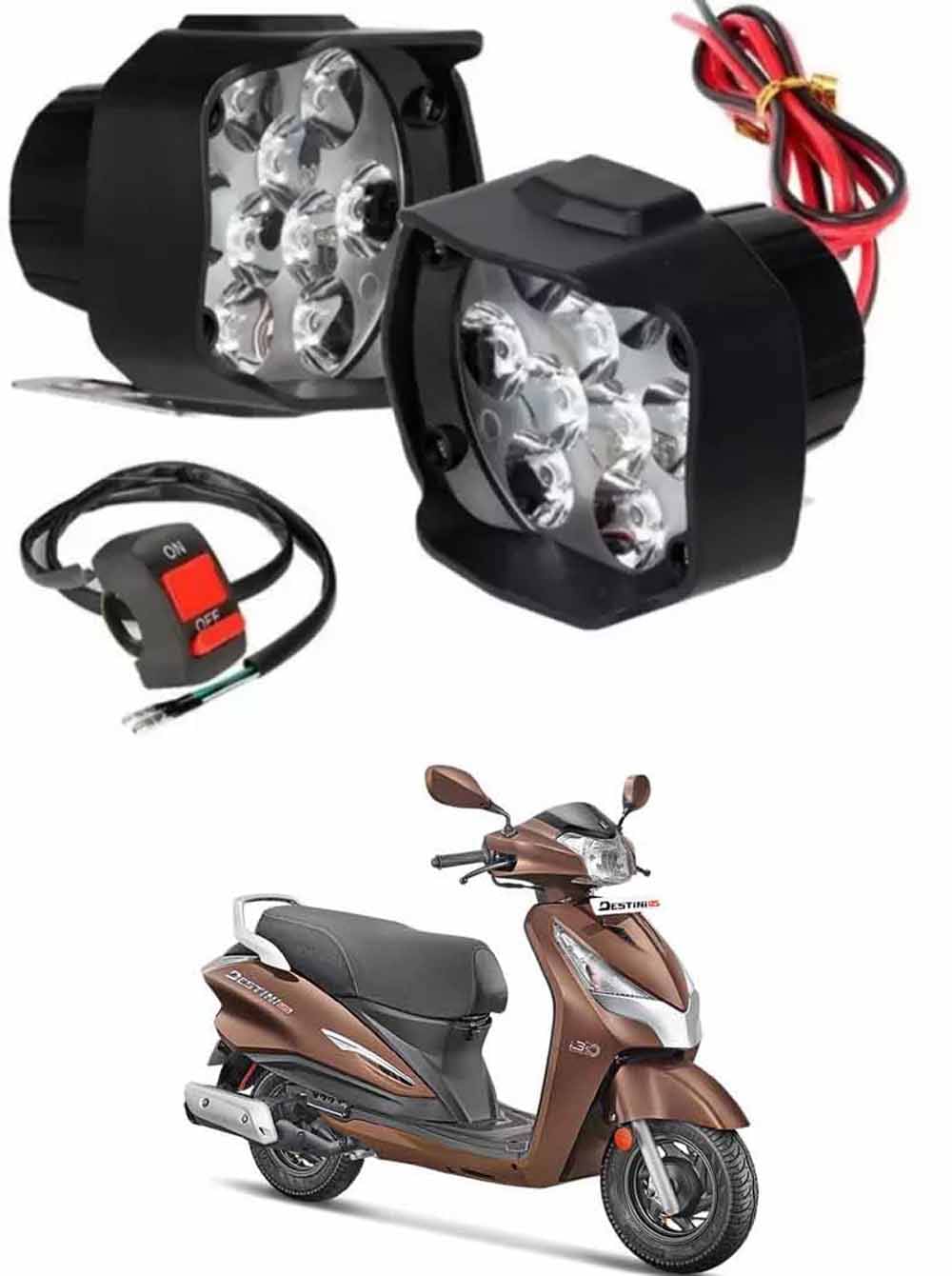     			Genric Fog Light For Hero ( Pack of 2 )